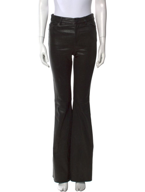 Alice + Olivia Lamb Leather Wide Leg Pants