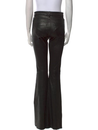 Alice + Olivia Lamb Leather Wide Leg Pants