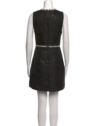 Alice + Olivia Crew Neck Mini Dress