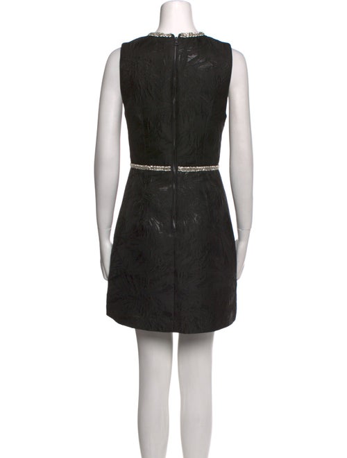 Alice + Olivia Crew Neck Mini Dress