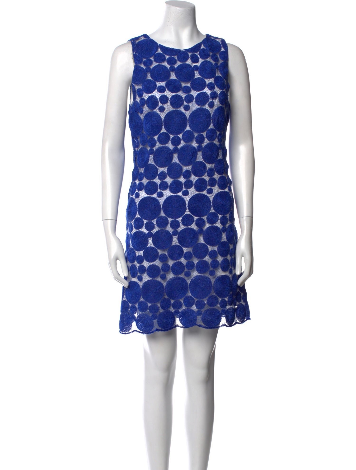 Alice + Olivia Polka Dot Print Mini Dress