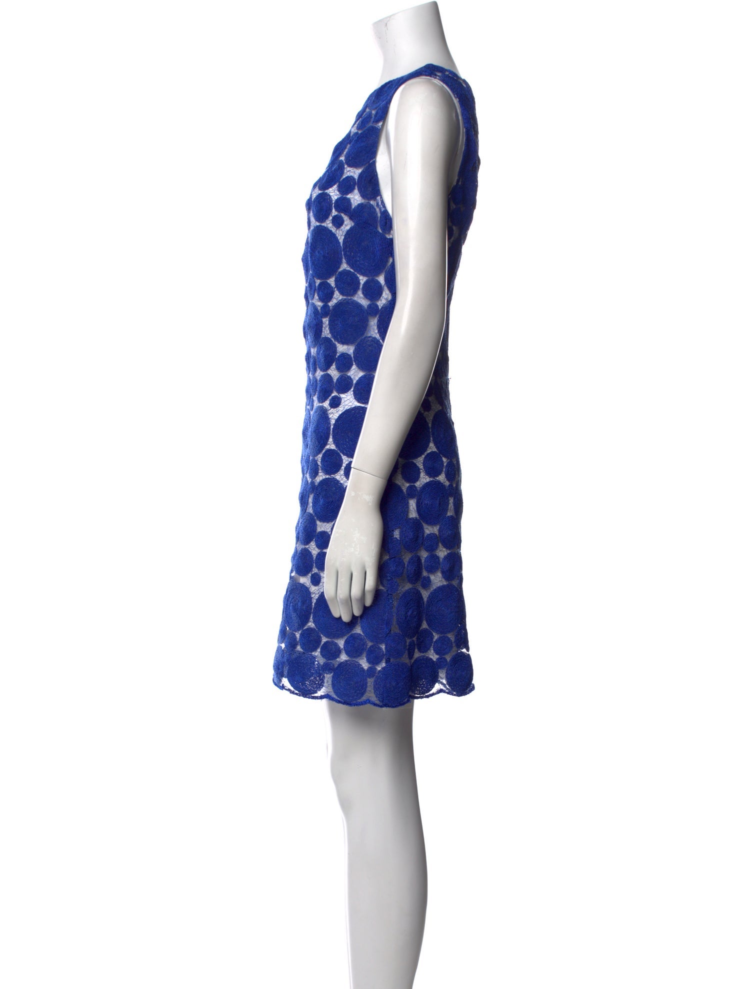 Alice + Olivia Polka Dot Print Mini Dress
