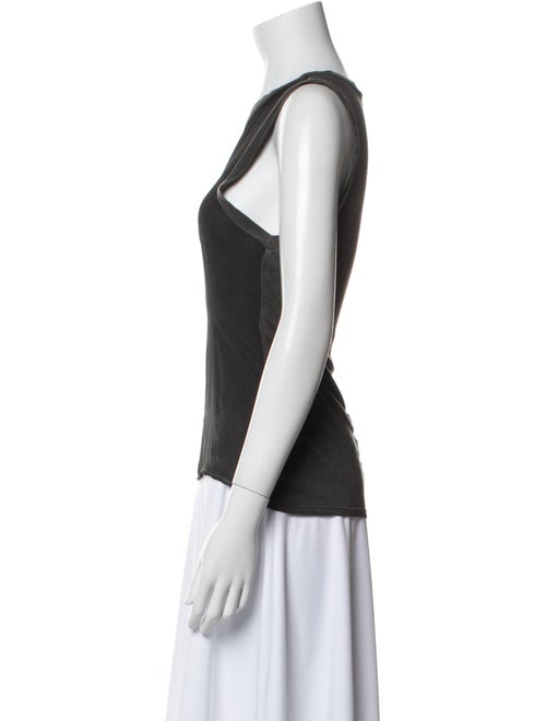 Alice + Olivia Silk Scoop Neck Top