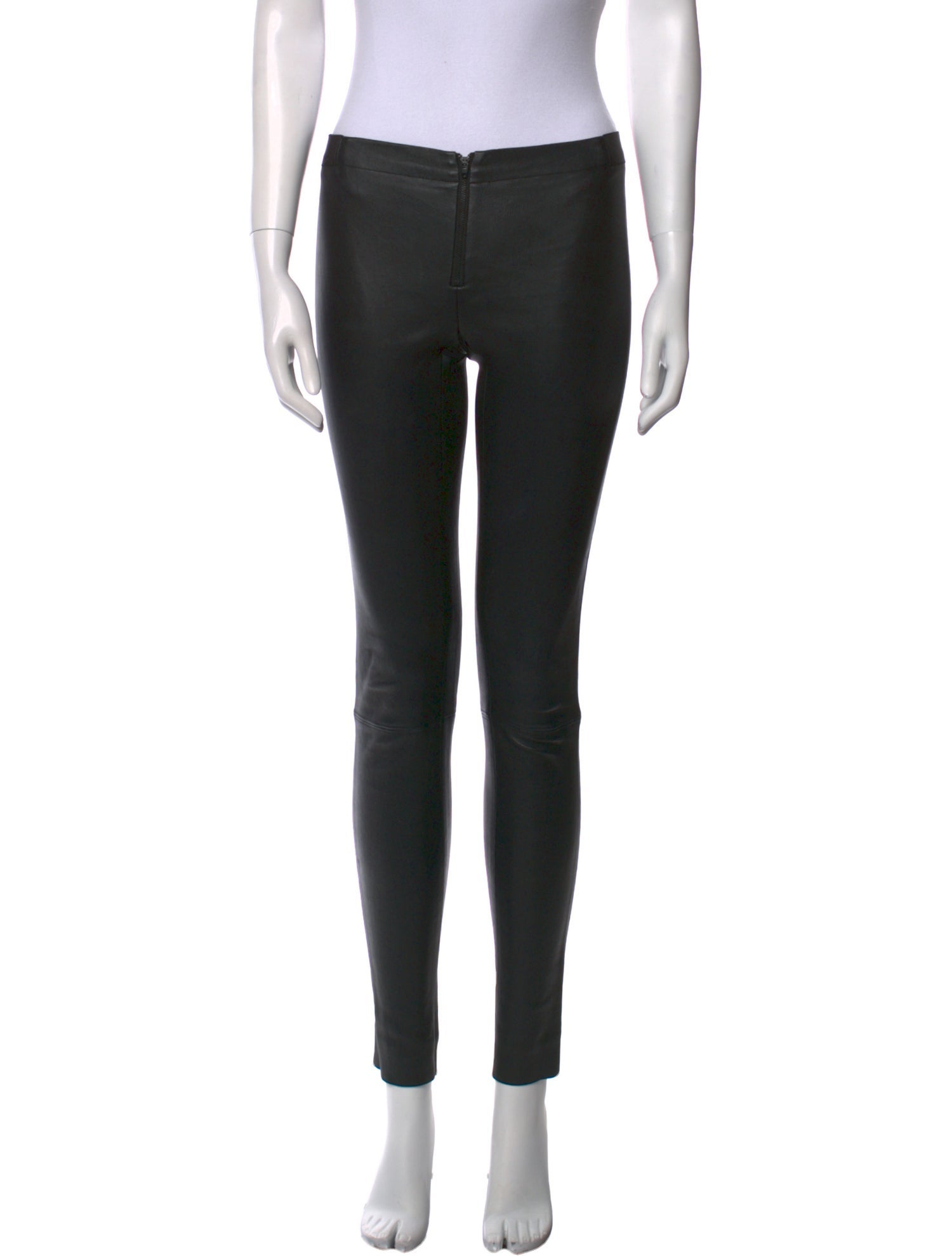 Alice + Olivia Leather Skinny Leg Pants