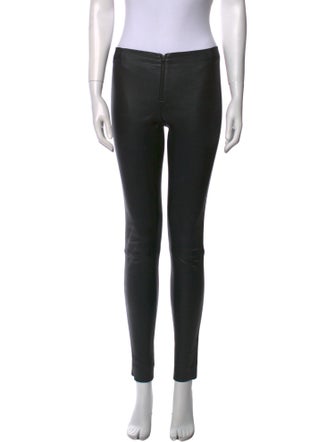 Alice + Olivia Leather Skinny Leg Pants