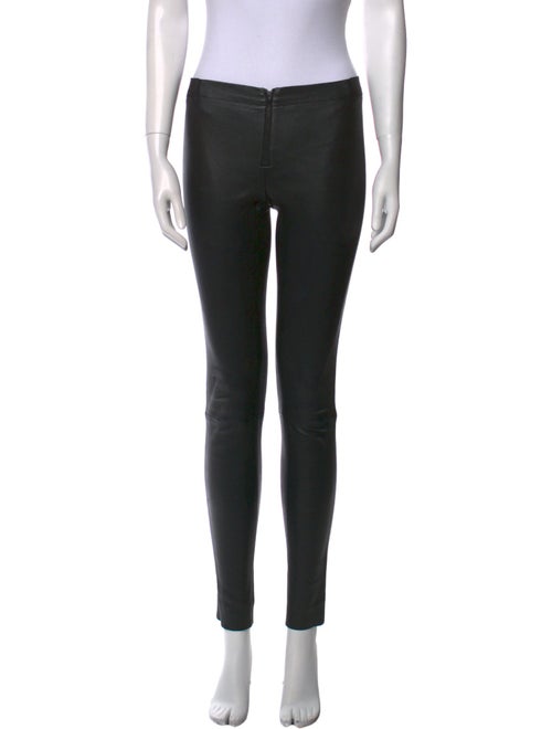 Alice + Olivia Leather Skinny Leg Pants