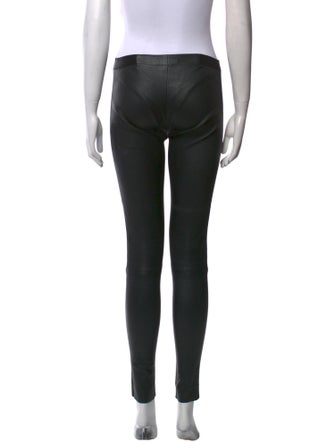 Alice + Olivia Leather Skinny Leg Pants