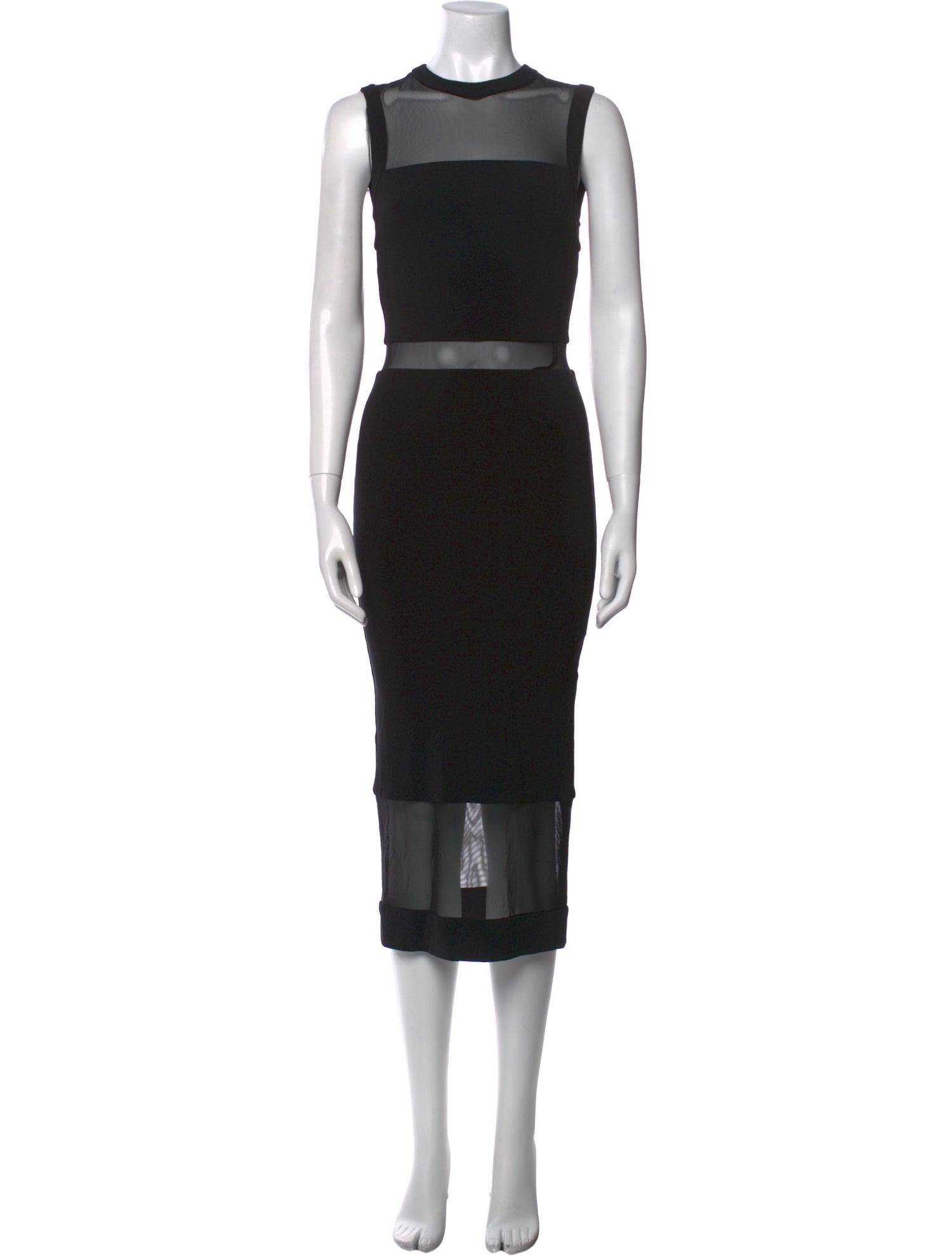 Alice + Olivia Nylon Midi Length Dress