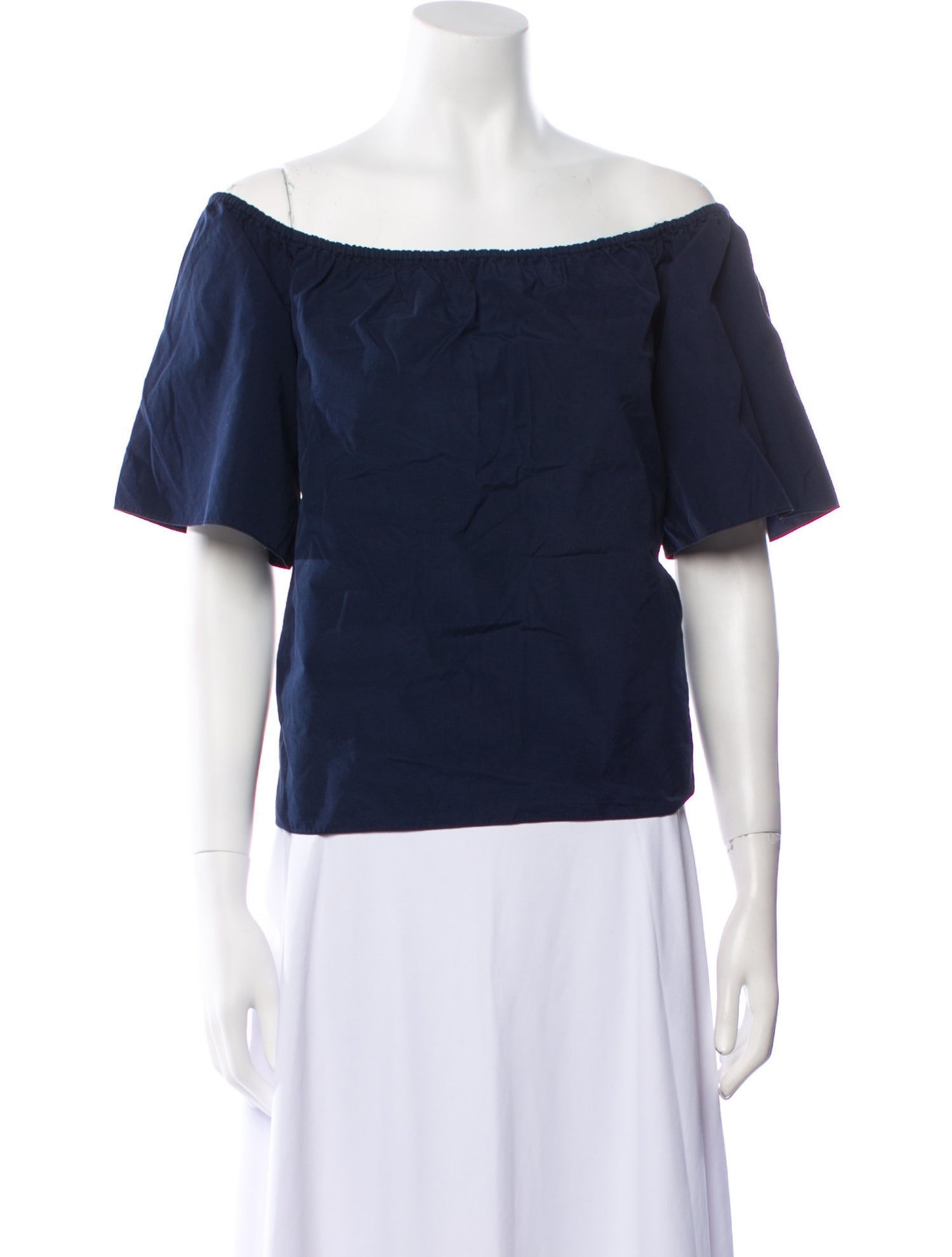 Alice + Olivia Off-The-Shoulder Short Sleeve Top