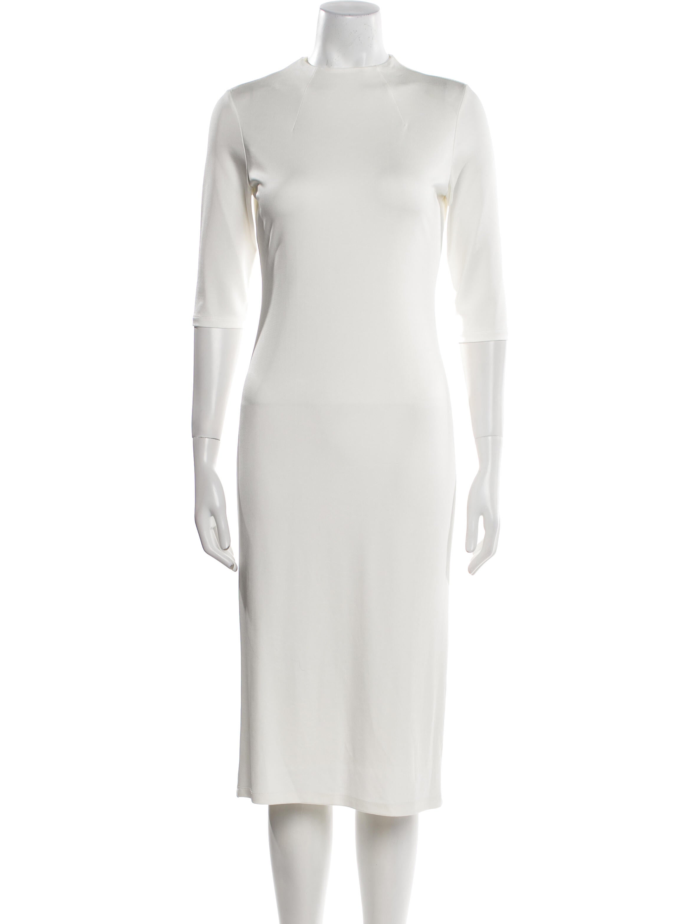 Alice + Olivia Bateau Neckline Midi Length Dress