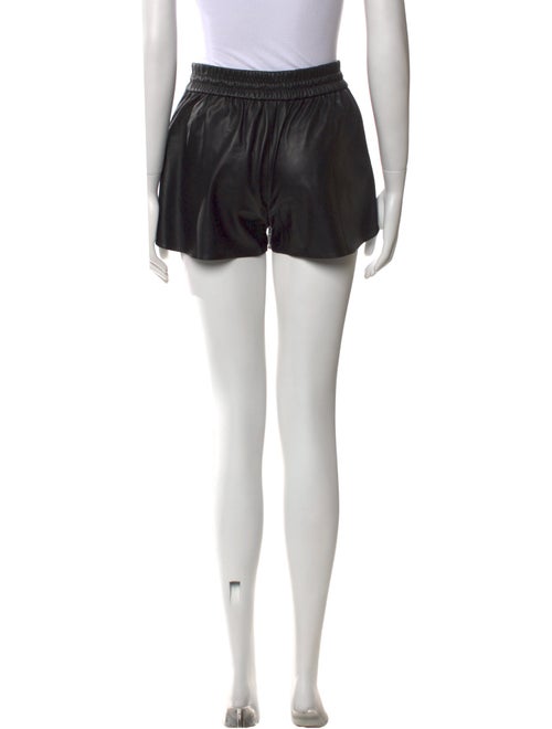 Alice + Olivia Lamb Leather Mini Shorts