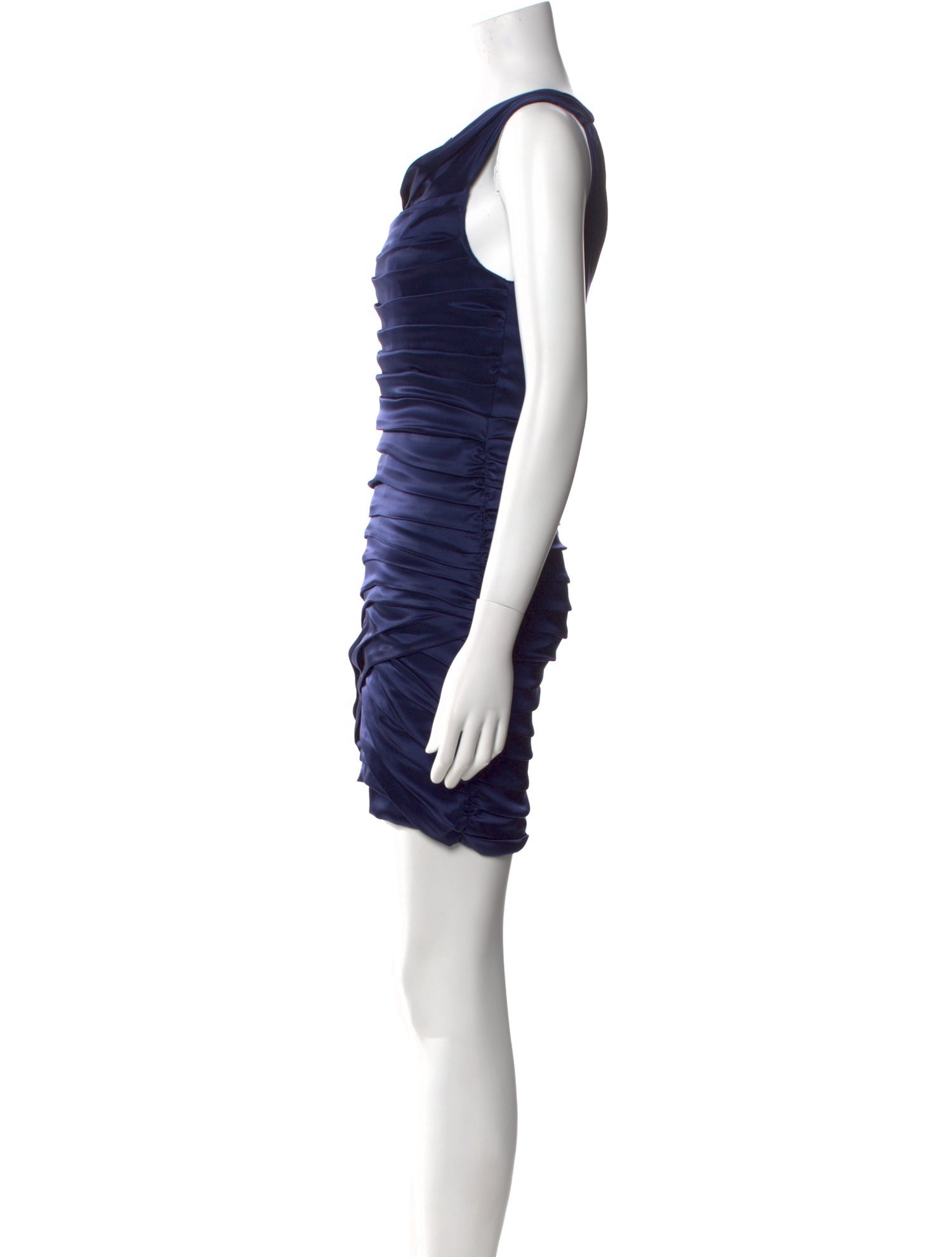 Alice + Olivia Cowl Neck Mini Dress