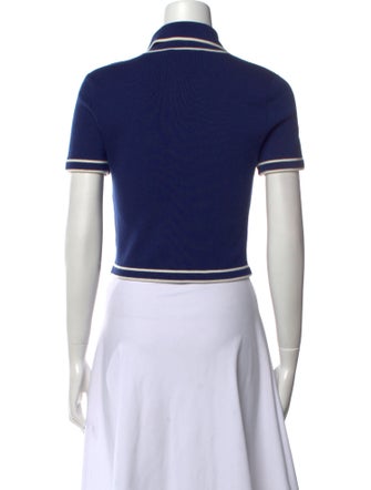 Alice + Olivia Wool Striped Crop Top