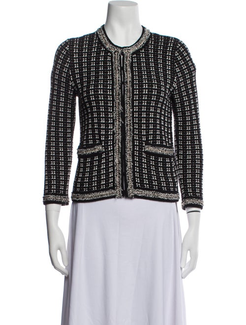 Alice + Olivia Tweed Pattern Evening Jacket