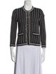 Alice + Olivia Tweed Pattern Evening Jacket