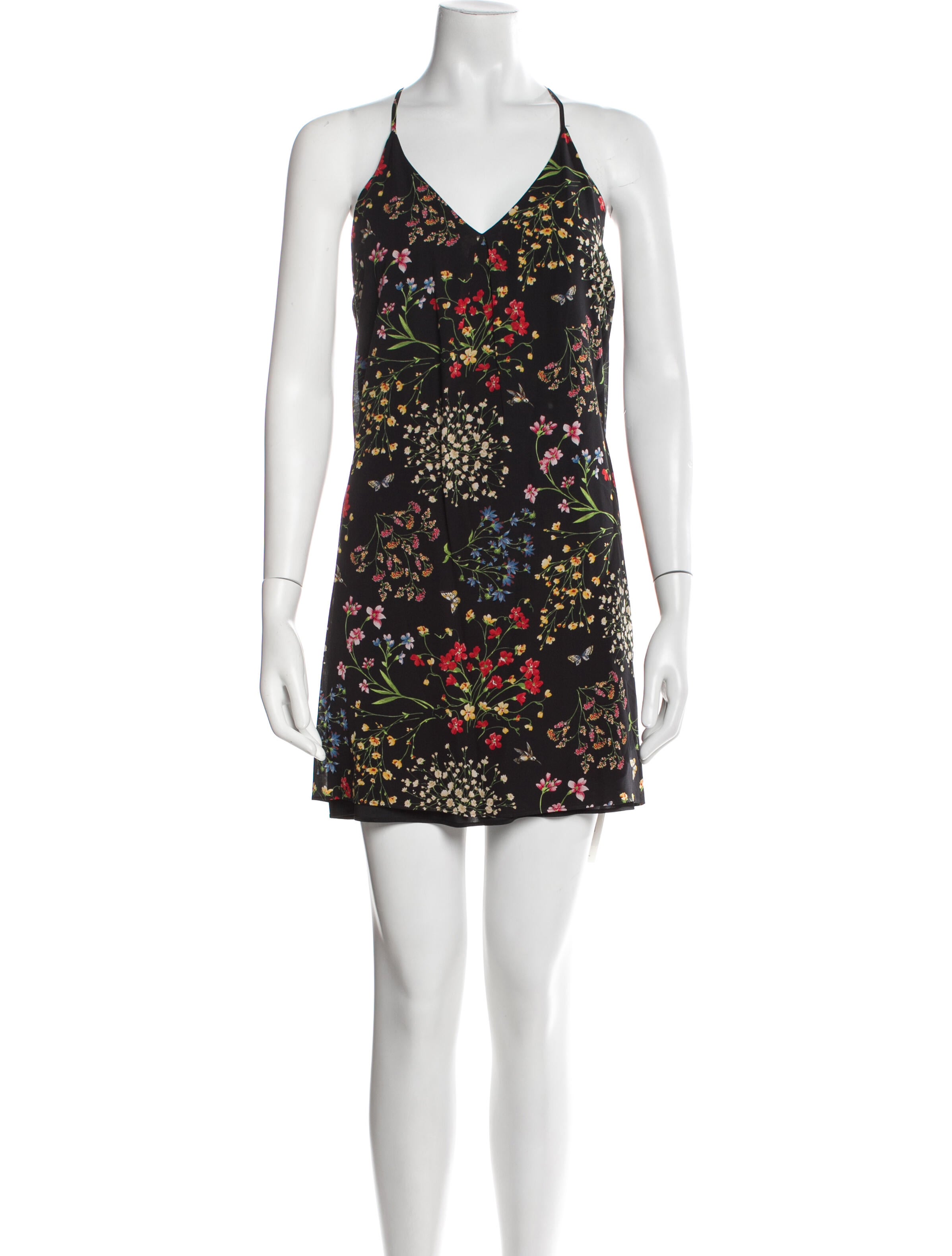 Alice + Olivia Floral Print Mini Dress