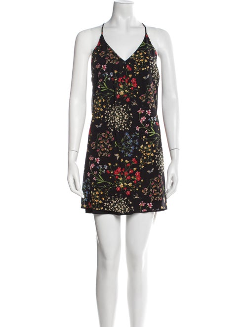 Alice + Olivia Floral Print Mini Dress