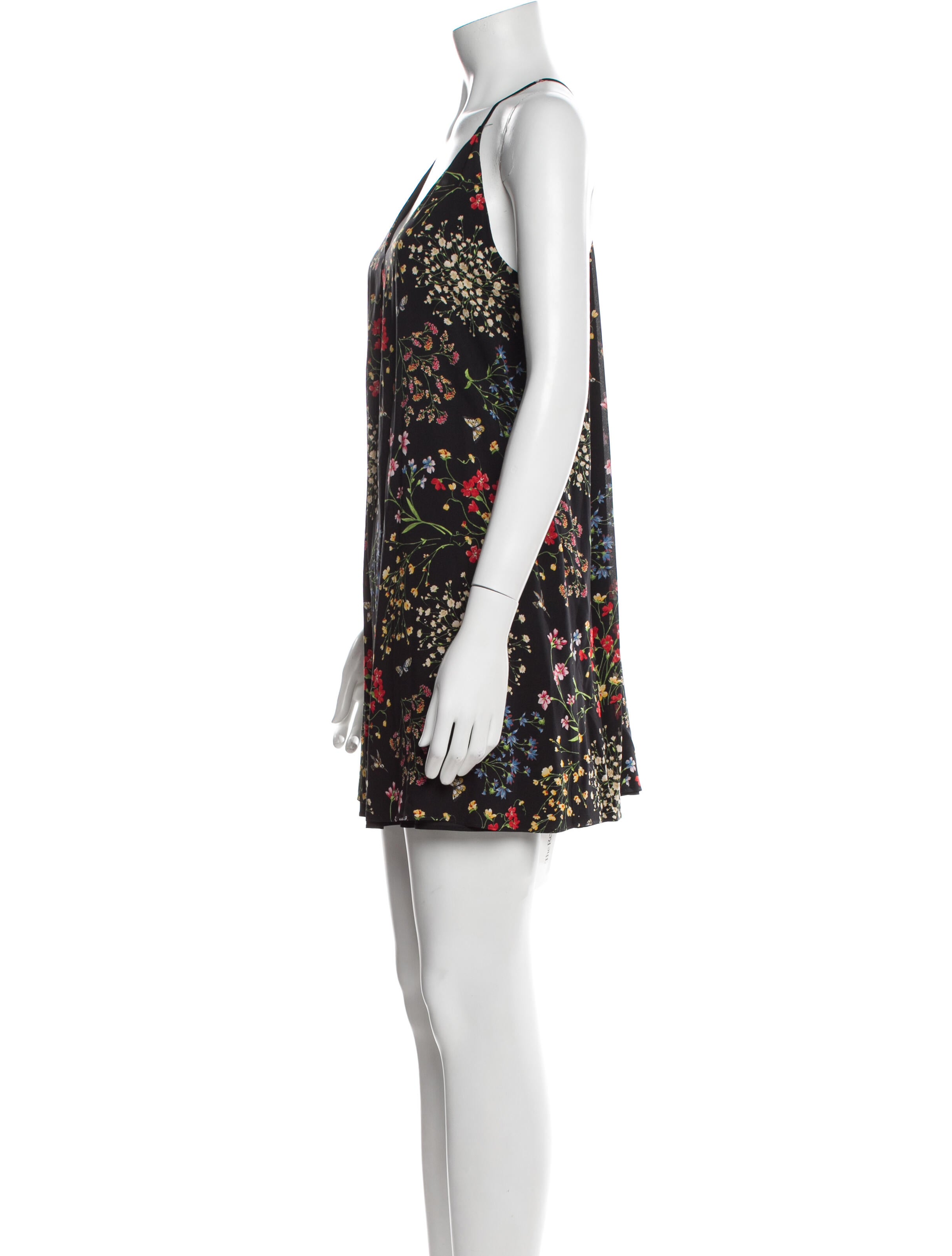 Alice + Olivia Floral Print Mini Dress