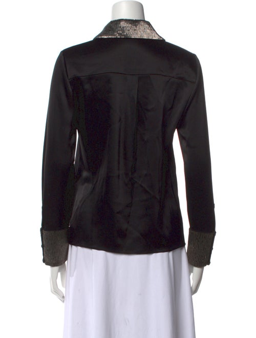 Alice + Olivia Long Sleeve Button-Up Top