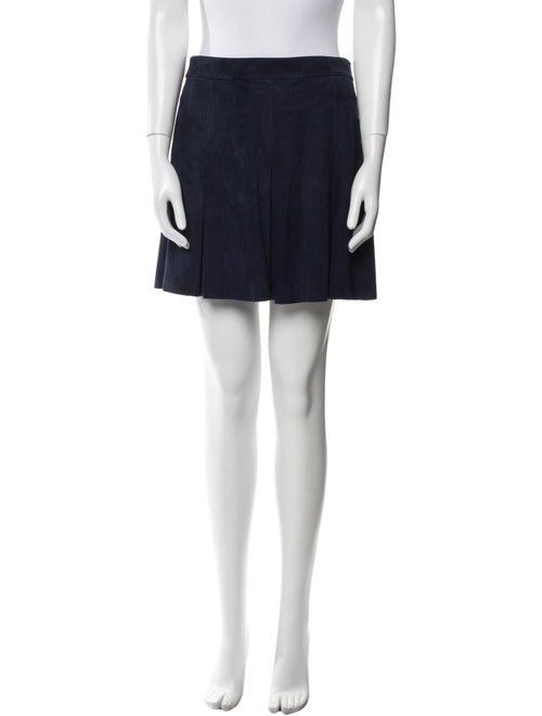 Alice + Olivia Leather Mini Skirt