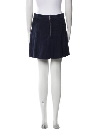 Alice + Olivia Leather Mini Skirt