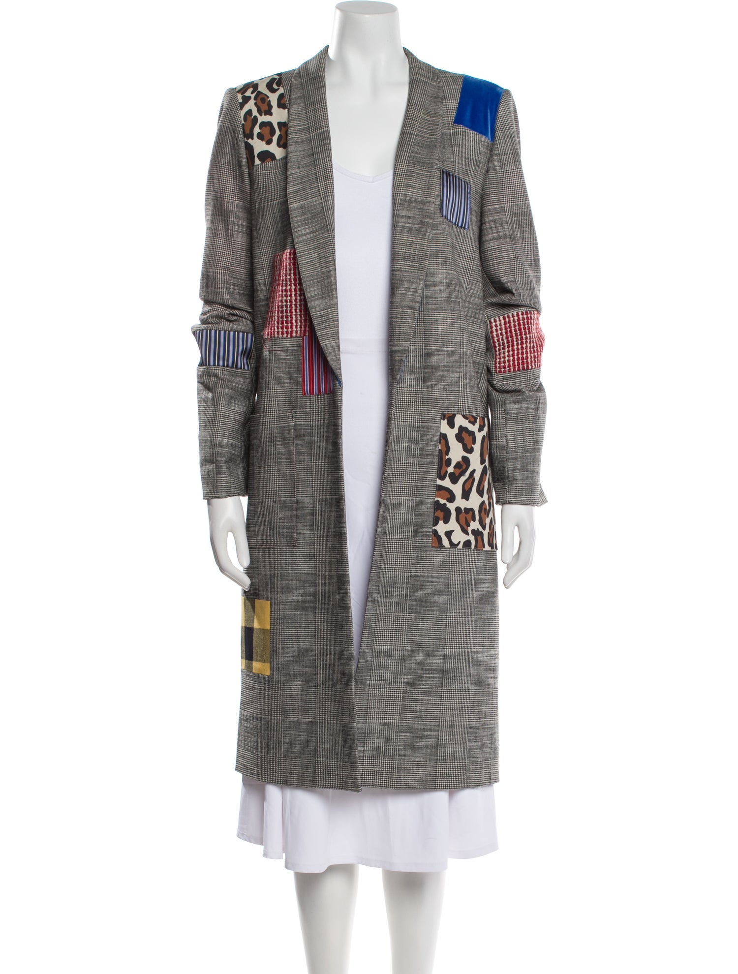 Alice + Olivia Plaid Print Coat