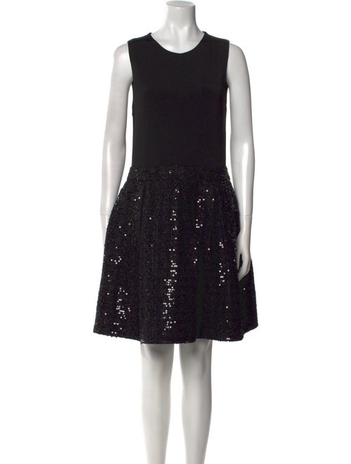 Alice + Olivia Crew Neck Mini Dress