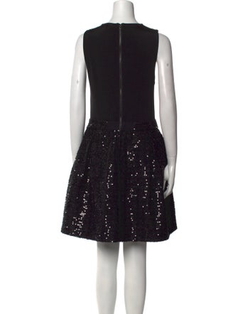 Alice + Olivia Crew Neck Mini Dress