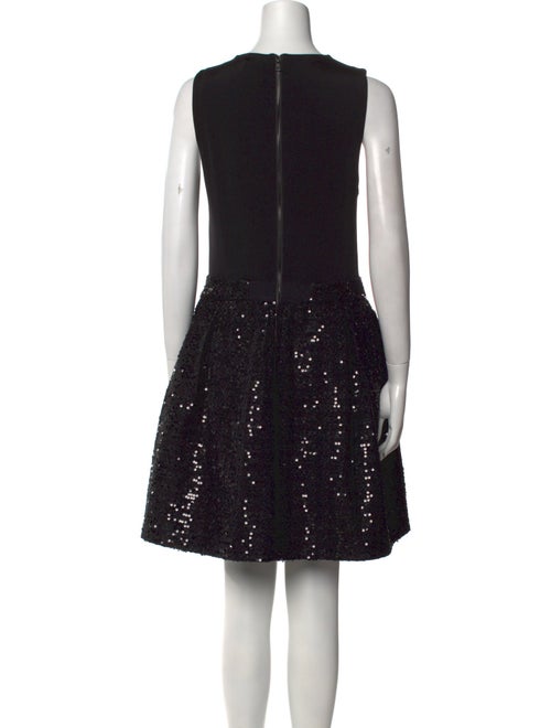 Alice + Olivia Crew Neck Mini Dress