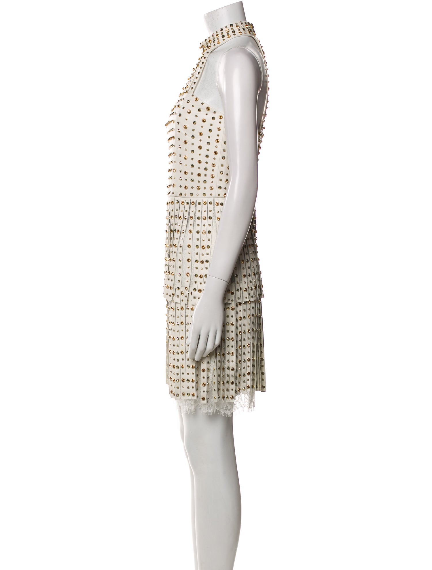 Alice + Olivia Lamb Leather Mini Dress w/ Tags