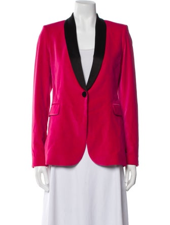 Alice + Olivia Colorblock Pattern Blazer