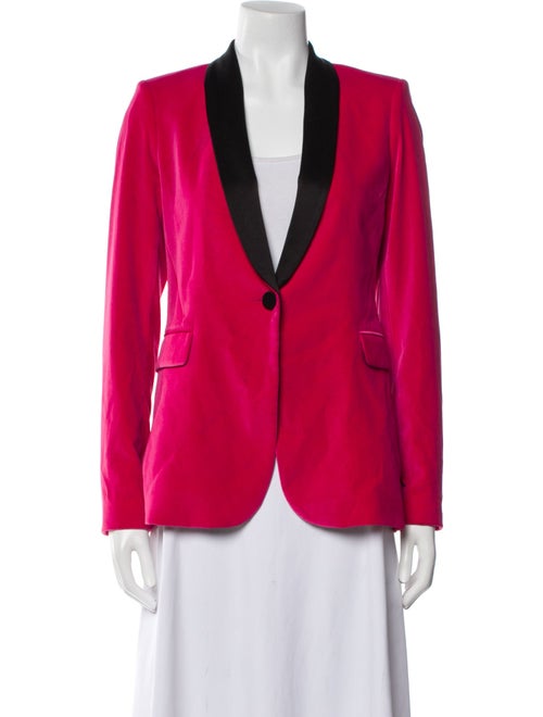 Alice + Olivia Colorblock Pattern Blazer
