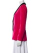 Alice + Olivia Colorblock Pattern Blazer