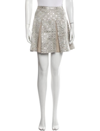 Alice + Olivia Printed Mini Skirt