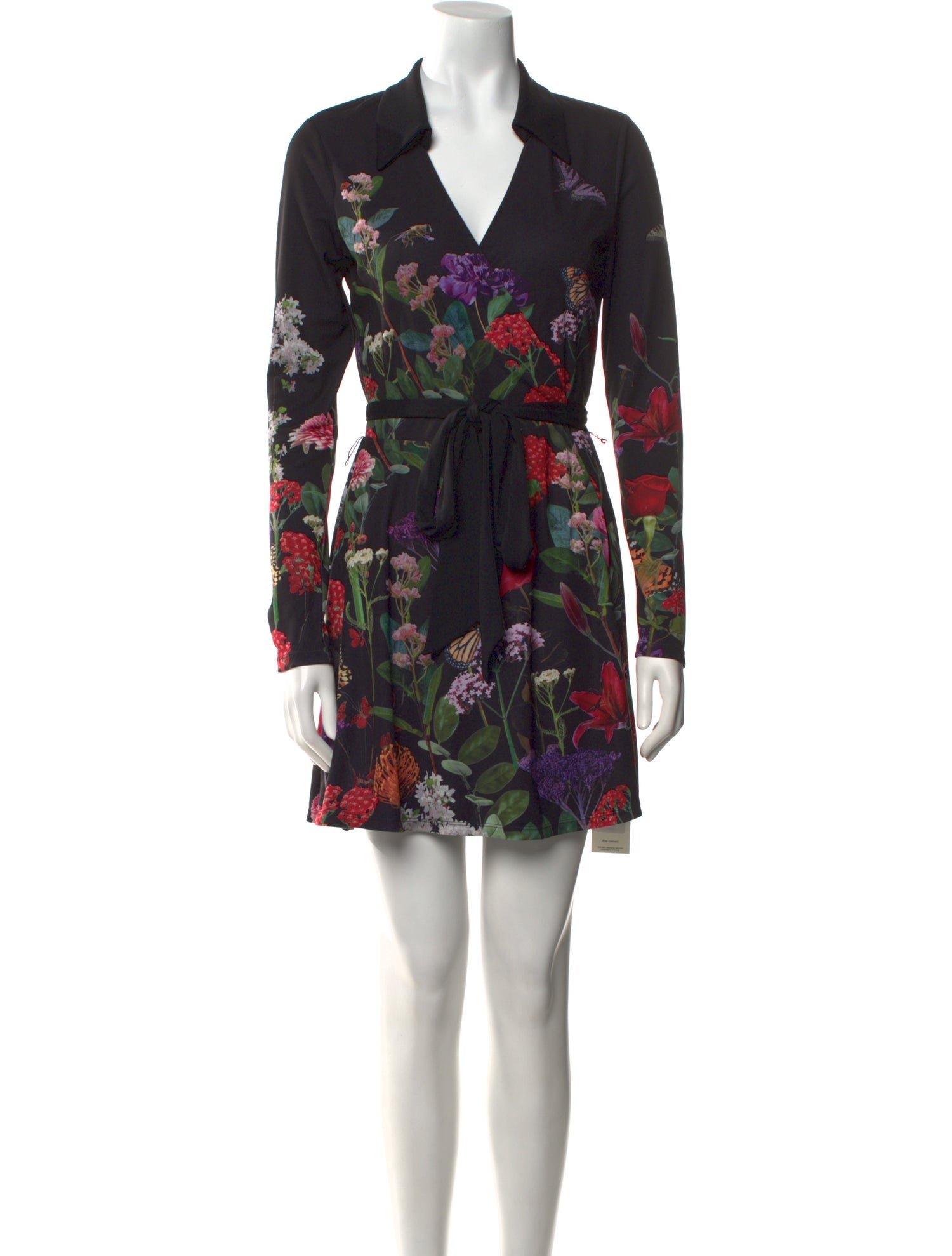 Alice + Olivia Floral Print Mini Dress