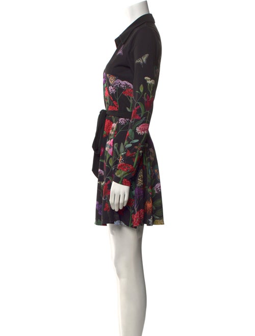 Alice + Olivia Floral Print Mini Dress