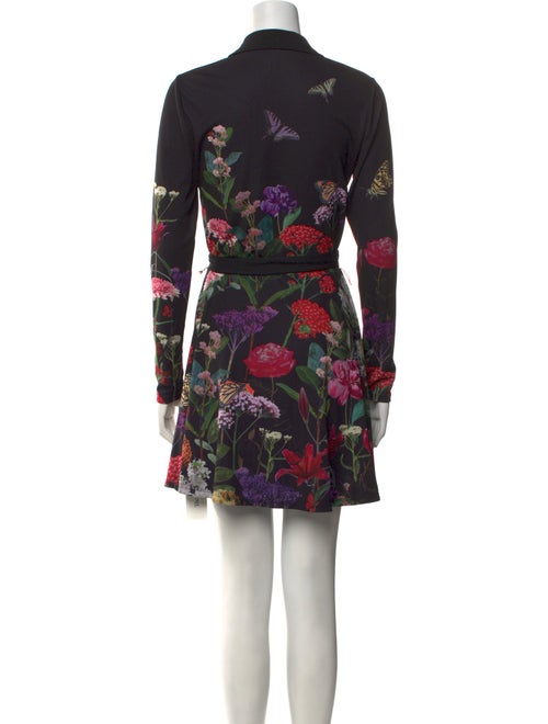 Alice + Olivia Floral Print Mini Dress