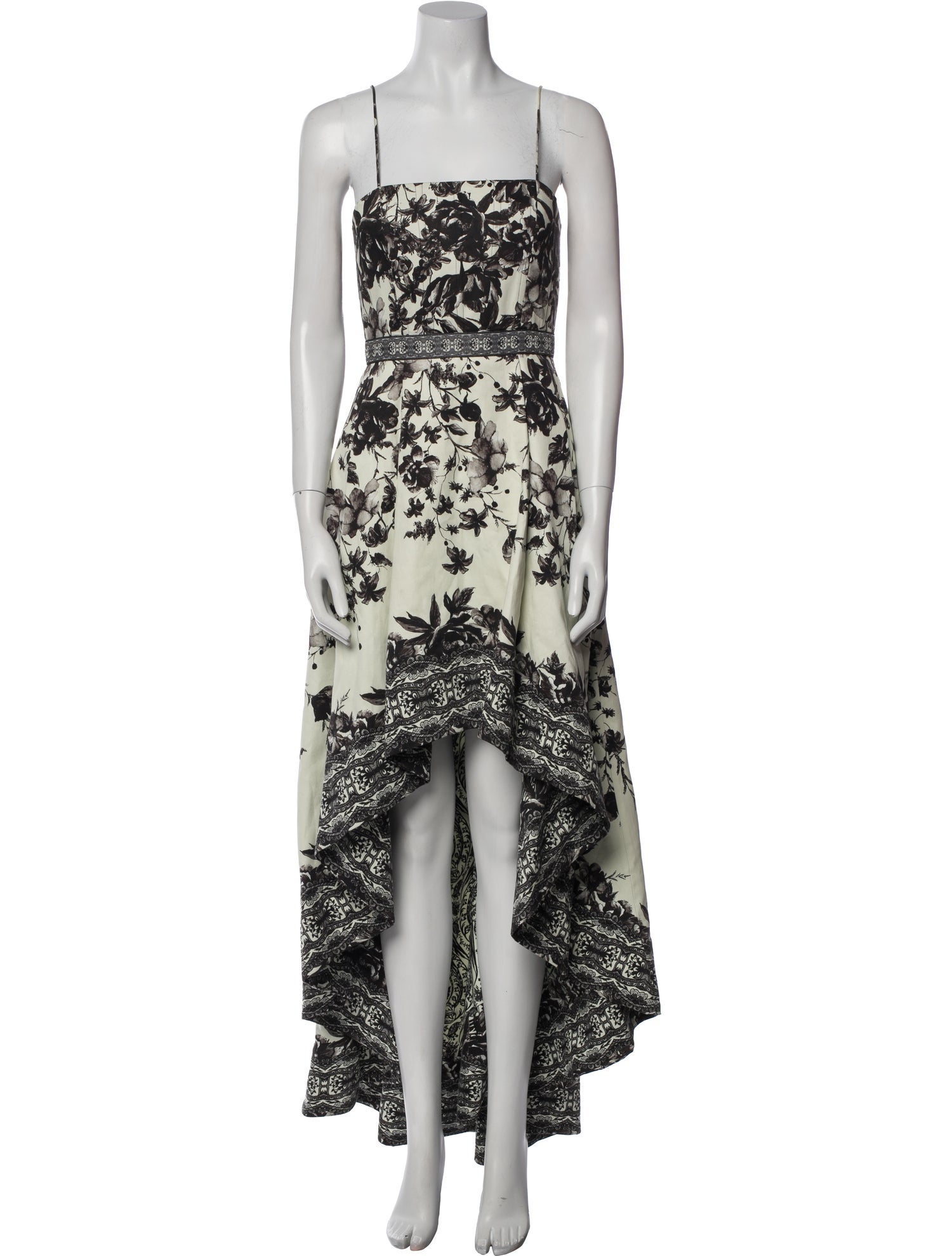 Alice + Olivia Floral Print Long Dress