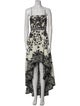 Alice + Olivia Floral Print Long Dress