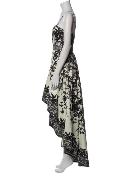Alice + Olivia Floral Print Long Dress