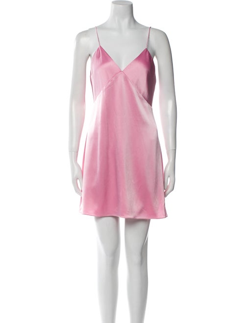 Alice + Olivia V-Neck Mini Dress