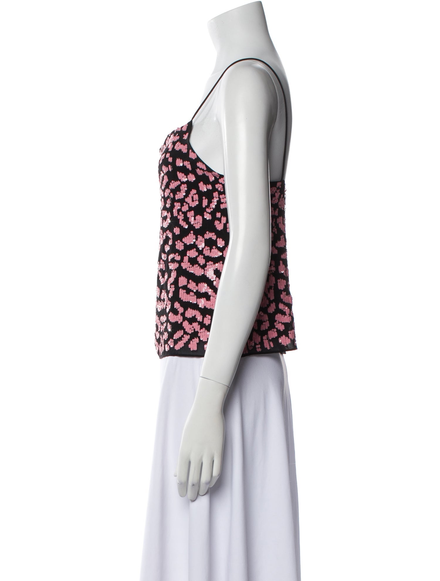 Alice + Olivia Printed Square Neckline Top