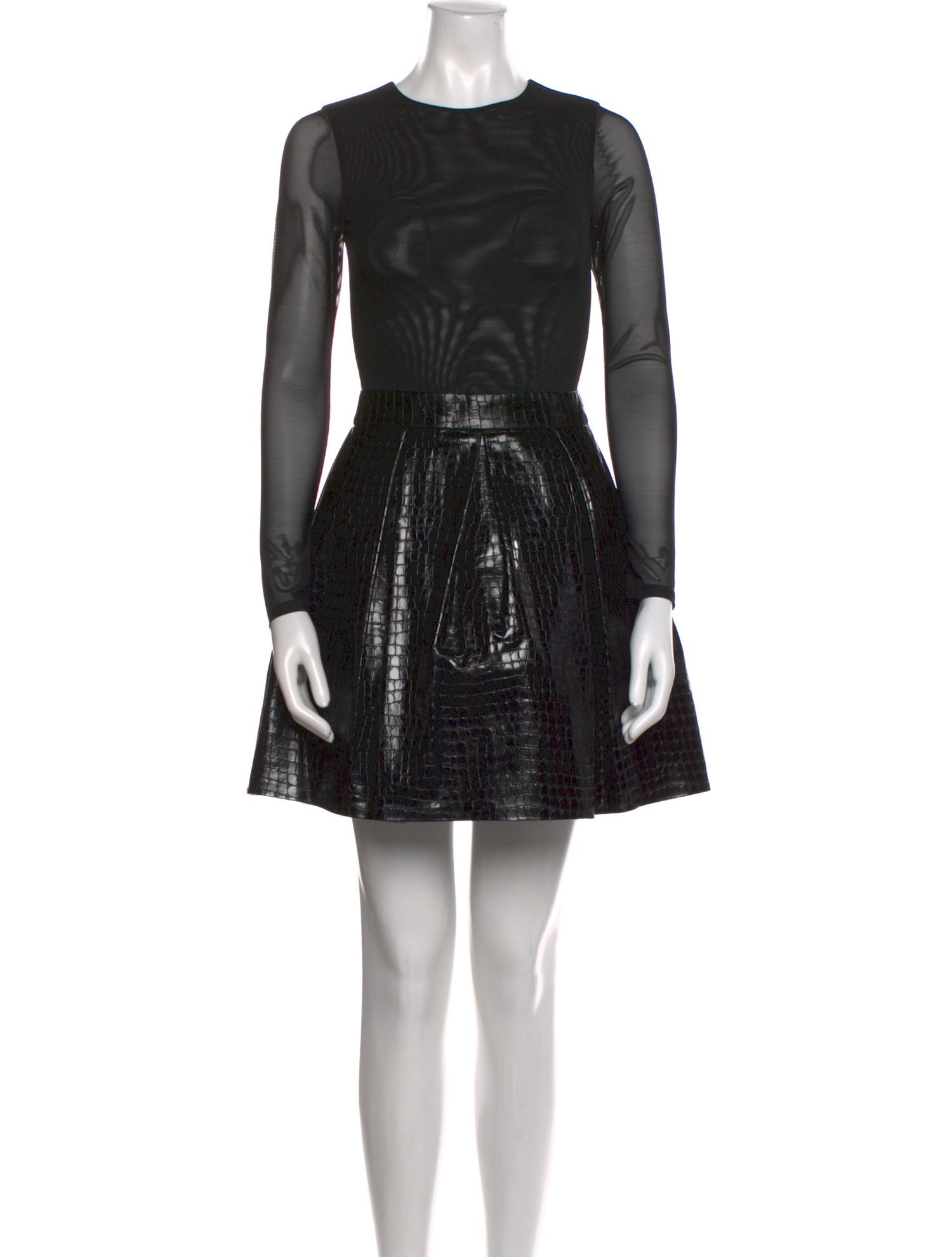 Alice + Olivia Crew Neck Mini Dress w/ Tags