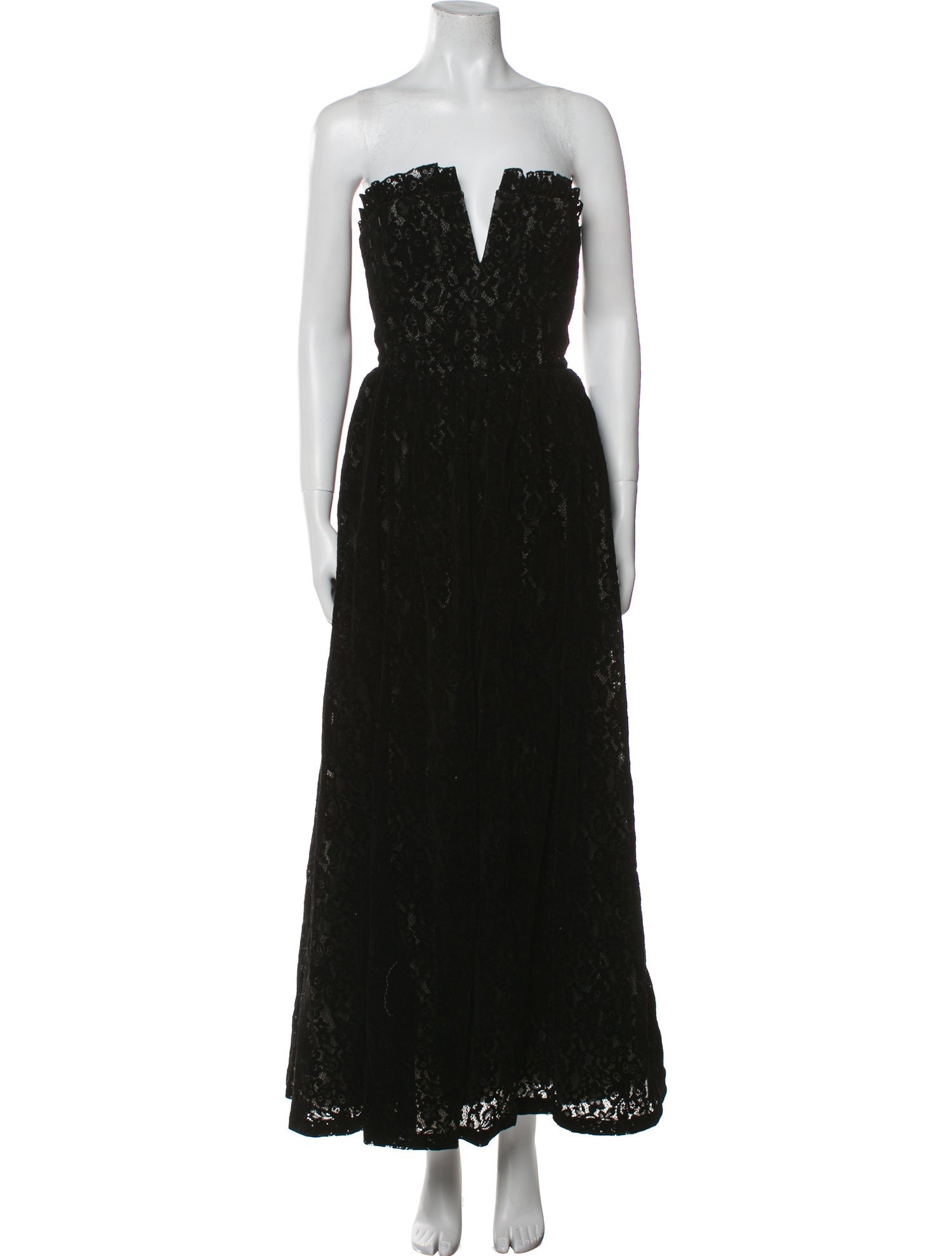 Alice + Olivia Strapless Long Dress