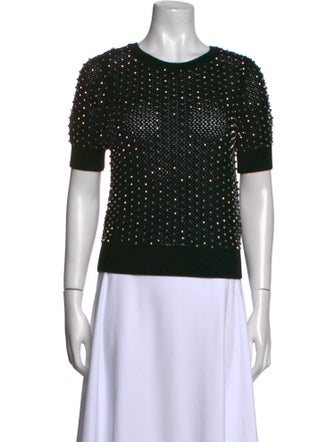 Alice + Olivia Wool Crew Neck Top