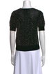 Alice + Olivia Wool Crew Neck Top