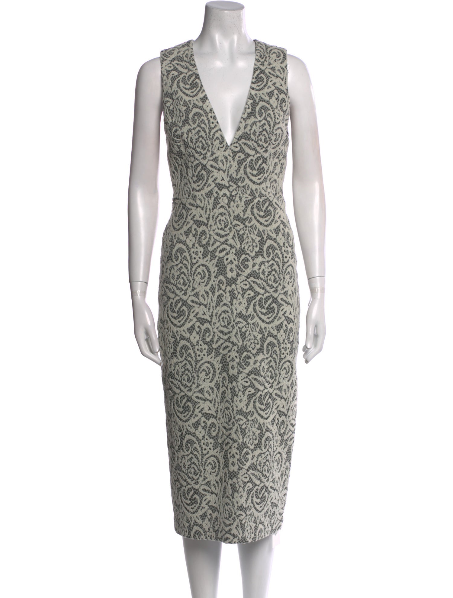 Alice + Olivia Printed Midi Length Dress w/ Tags