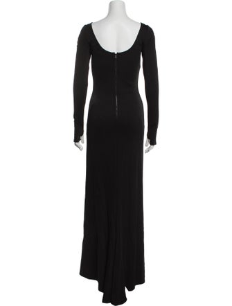 Alice + Olivia Scoop Neck Long Dress