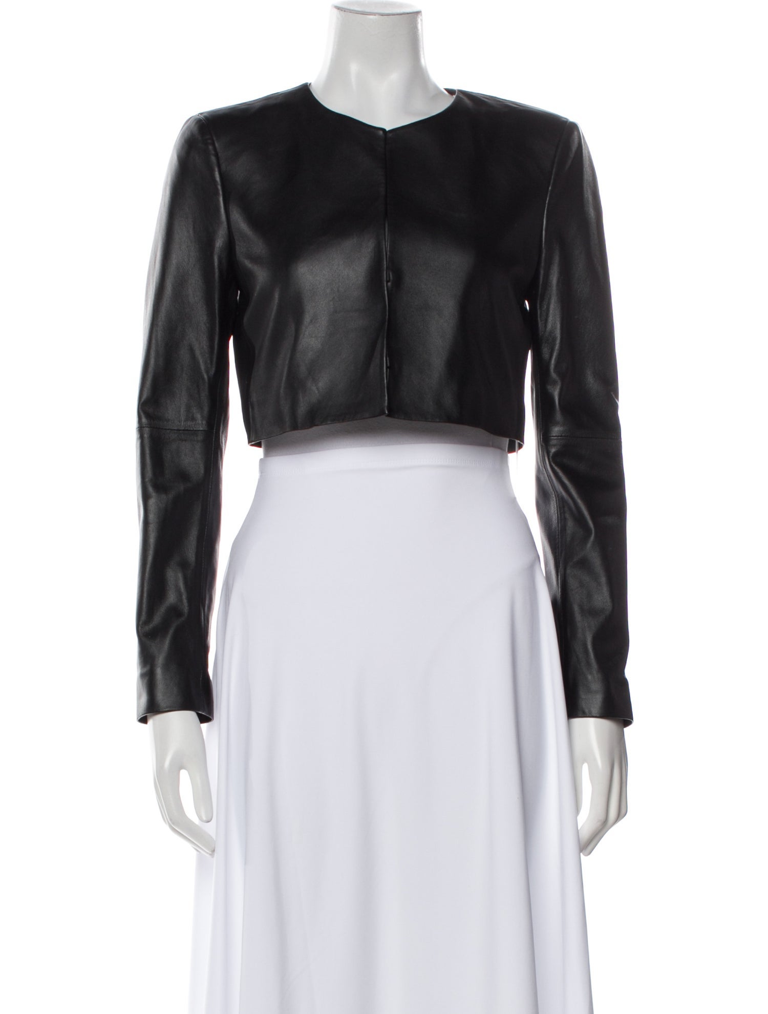 Alice + Olivia Leather Bolero