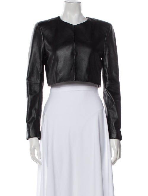Alice + Olivia Leather Bolero